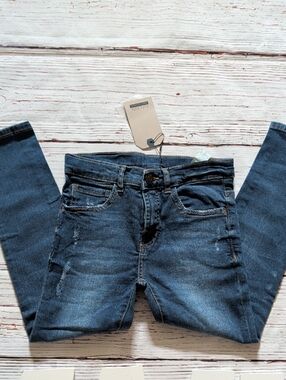 🆕 Zara Girls Dark Blue Kids Denim Jeans
